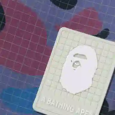 Bape FW22 Grid Camo Military Shirt