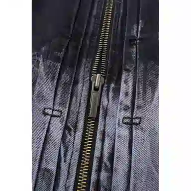 Feng Chen Wang Gradient Denim Zip Jacket