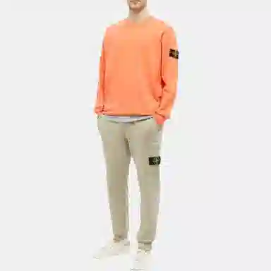 Stone Island FW22 Orange Sweatshirt
