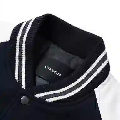 COACH SS23 Varsity Jacket Black