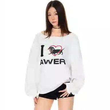 黛尔佳人 舒适时尚百搭长袖卫衣 女款