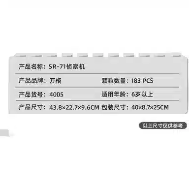 SR-71 183pcs 4005
