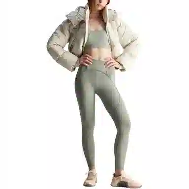 adidas x Stella McCartney Cropped Padded Winter Jacket