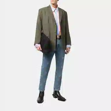 Martine Rose Logo Denim Pants