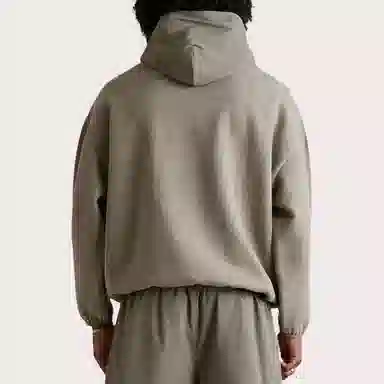 Fear of God Essentials SS24 Nylon Fleece Hoodie Heather Grey Heather Grey