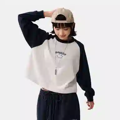 nautica white sail logo T