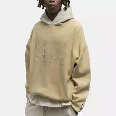 Fear of God Essentials x NBA Pullover Hoodie Light Tuscan