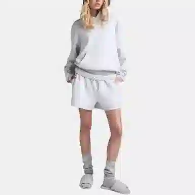 SKIMS Cotton Fleece Classic Hoodie Light Heather Grey