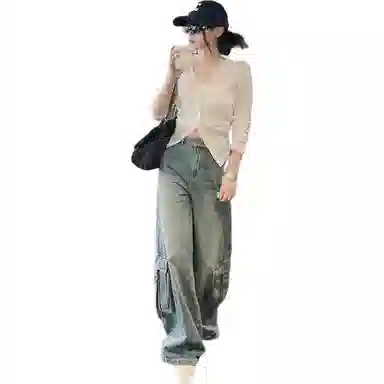 美洋 开衫流动哲学长袖针织衫 女款