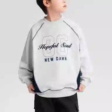 左西卫衣 加绒圆领保暖防静电耐磨透气 儿童款