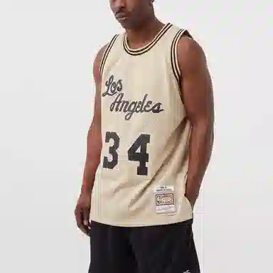 Mitchell & Ness Shaquille O'Neal Los Angeles Lakers Jersey