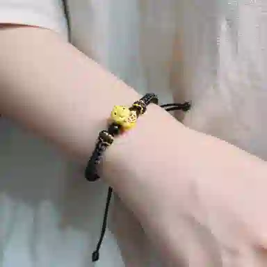 幸囍礼 暴富生肖蛇手绳 国潮聚财铜钱灵蛇手工编绳 精致轻奢招财转运手环 玛瑙 手链 男女同款情侣款