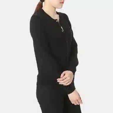 CDG Play Cardigan Black