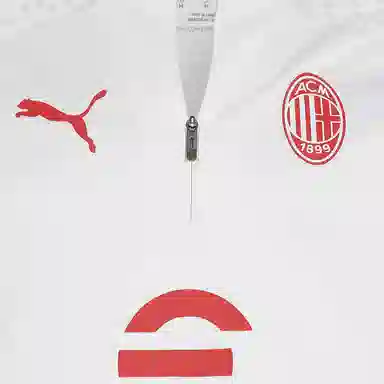 PUMA AC Milan Long Sleeve Tee White