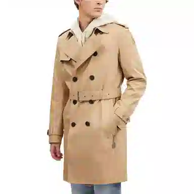 COACH Double-Breasted Trench Coat