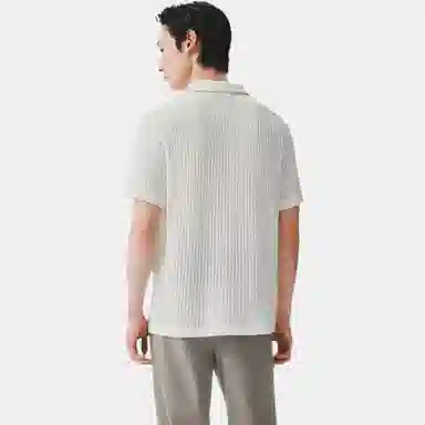 URBAN REVIVO UR Polo Shirt Off-White