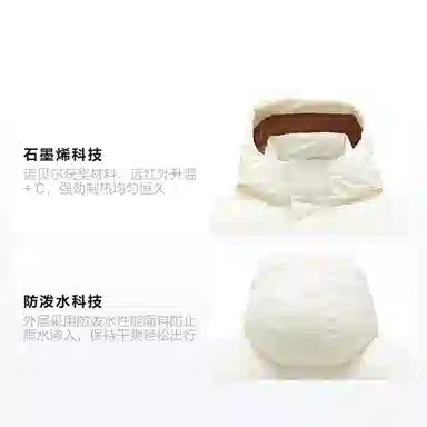 Skechers Down Jacket Cream White