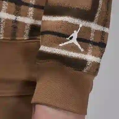 Jordan Brooklyn Fleece Brown/White