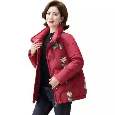 鸭鸭 时尚气质纯色羽绒服 女款