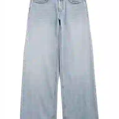 Balenciaga SS25 Wide Leg Jeans Light Blue