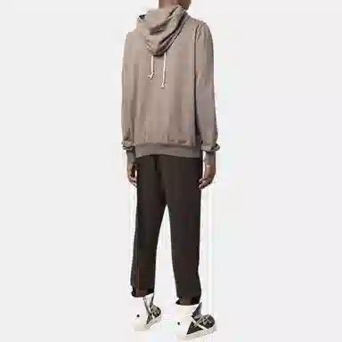 Rick Owens DRKSHDW FW21 Brown Hoodie