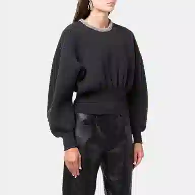 Alexander Wang FW22 Crystal Collar Sweater