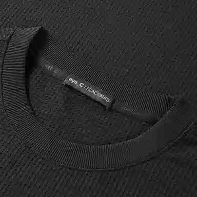 PEACEBIRD MEN Eye-C Collaboration Sweatshirt Black