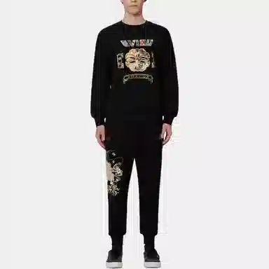 EVISU AW22 Koi Wave Logo Sweatshirt