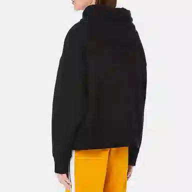 Palm Angels Crocodile Print Hoodie Black