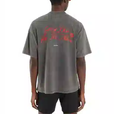 REPRESENT SS22 Retro Letter Print T-Shirt Grey