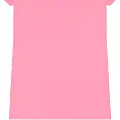 Moschino Kids Letter Print Dress Pink