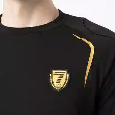 Emporio Armani EA7 Logo T-Shirt Black