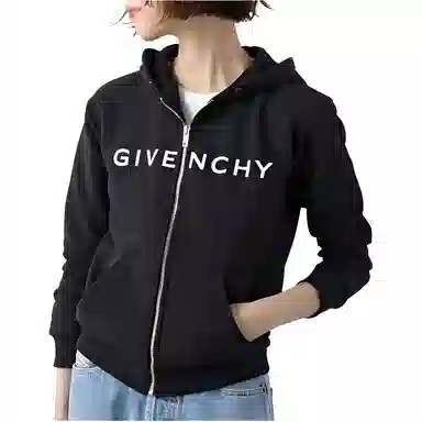 Givenchy SS24 Logo Hoodie Black