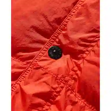 Stone Island Badge Collar Jacket Scarlet