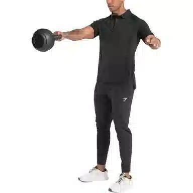 Gymshark Polo Shirt Black