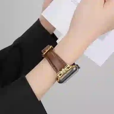 卫欣 表带 苹果适用 牛皮材质 时尚腕带男女通用