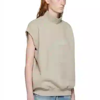 Fear of God Essentials Mockneck Vest Smoke