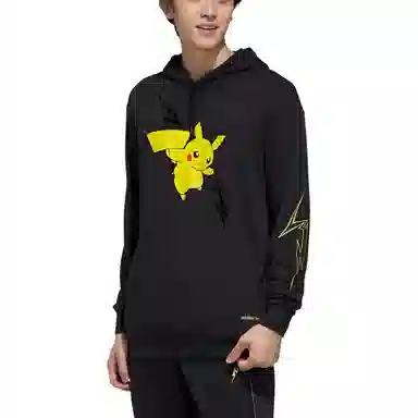 adidas neo M PKMN Pikachu Hoodie Black