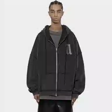 ARNODEFRANCE Punk Washed Black Sweatshirt