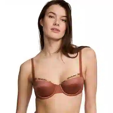 Victoria's Secret PINKVERYSEXY Smooth Logo Embroidery Lightly Lined Balconett