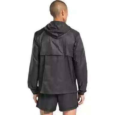 GYMSHARK Running Windbreaker Black