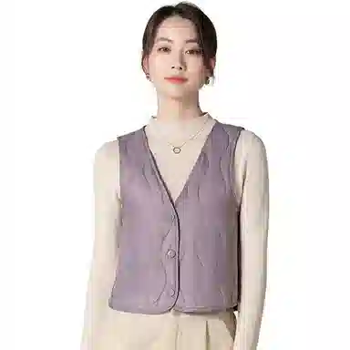 雅鹿 修身轻薄款保暖单排扣羽绒服 女款