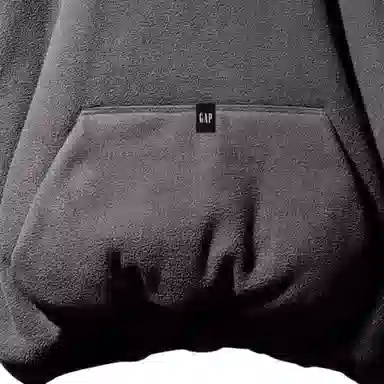 YEEZY x Gap x Balenciaga Dark Grey Polar Fleece Padded Hoodie