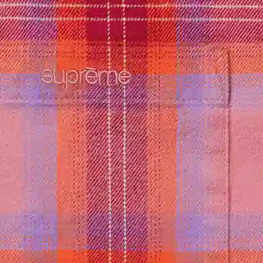 Supreme Brushed Plaid Flannel Shirt