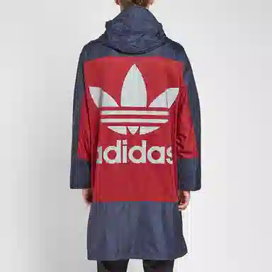 adidas x BED J.W. FORD Hooded Long Jacket Ink Blue