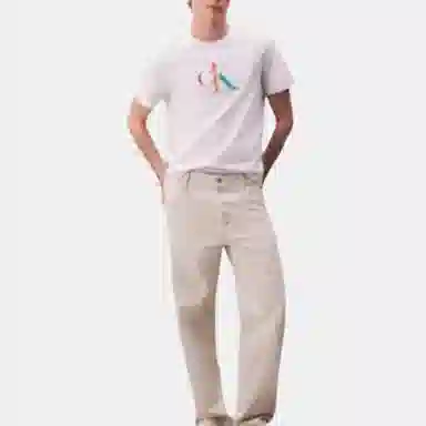 CALVIN KLEIN Pride Jeans logoT
