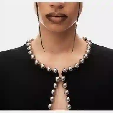 Alexander Wang Chain Trim Cardigan Black