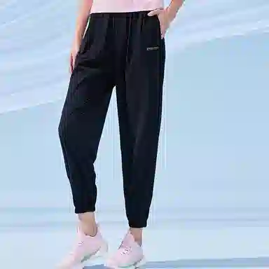 乔丹 纯色收口防晒运动裤 女款