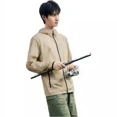 特步 轻薄透气舒适 防紫外线防晒服 男款 风滚草