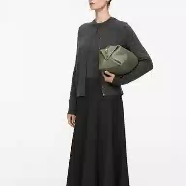 ARKET Merino Wool Cardigan Grey